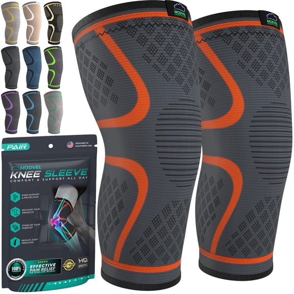 Modvel Knee Brace, Orange, Medium