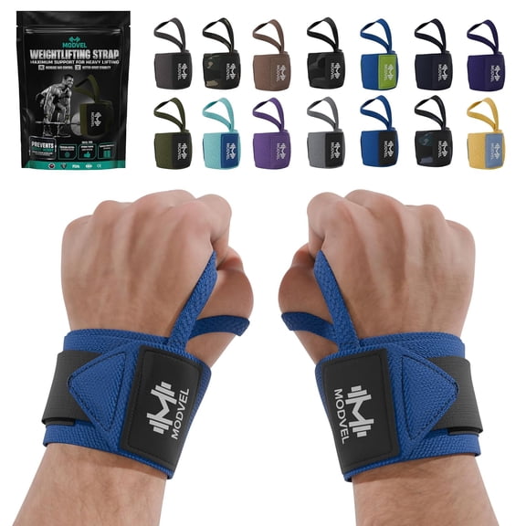Modvel Wrist Wrap Blue/Black (Thick)