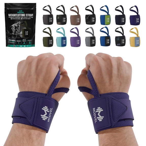Modvel Wrist Wrap Purple (Thick)