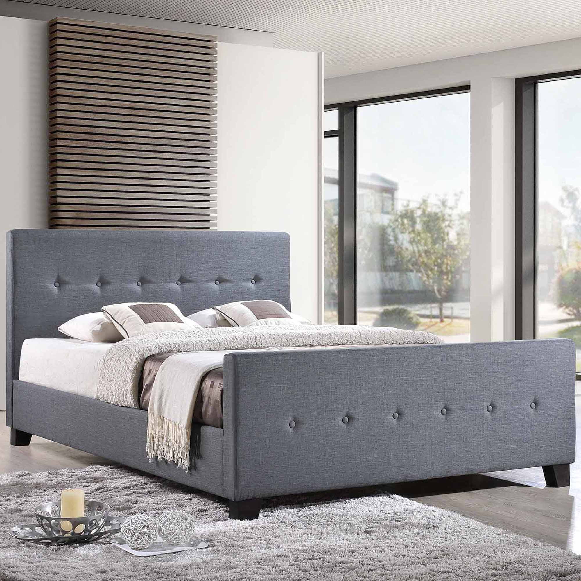 Modway Abigail King Upholstered Platform Bed Multiple Colors