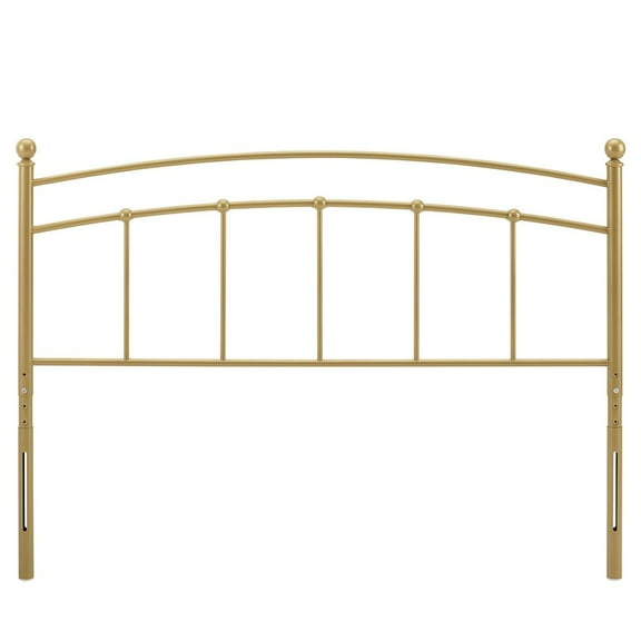 Modway Abigail Twin Metal Headboard in Gold