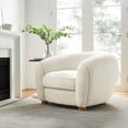 thumbnail image 1 of Modway Abundant Boucle Upholstered Fabric Armchair in Ivory, 1 of 8