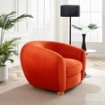 thumbnail image 1 of Modway Abundant Performance Velvet Armchair in Orange, 1 of 7