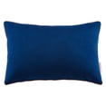 thumbnail image 1 of Modway Accentuate 18" Lumbar Performance Velvet Throw Pillow in Navy Blossom, 1 of 4