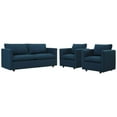 thumbnail image 1 of Modway Activate 3 Piece Upholstered Fabric Set, Azure, 1 of 6