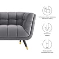 thumbnail image 1 of Modway Adept Velvet Upholstered Armchair, Multiple Colors, 1 of 5