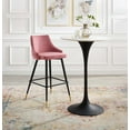 thumbnail image 1 of Modway Adorn Performance Velvet Bar Stool in Dusty Rose, 1 of 9