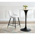 thumbnail image 1 of Modway Adorn Performance Velvet Counter Stool in White, 1 of 9