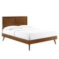 thumbnail image 1 of Modway Alana Twin Wood Platform Bed with Splayed Legs in Walnut, 1 of 13