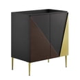 thumbnail image 1 of Alchemist 30" Bathroom Vanity Cabinet (Sink Basin Not Included) in Black Gold, 1 of 9