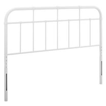Modway Alessia King Metal Headboard in White
