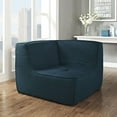 thumbnail image 1 of Modway Align Upholstered Corner Accent Chair in Azure, 1 of 4