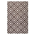 thumbnail image 1 of modway alika abstract diamond trellis 8x10 area rug for bedroom, dining room, living room in ivory and brown, 1 of 6