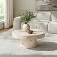 thumbnail image 1 of Modway Alora 34" Round Solid Concrete Coffee Table in Honey Onyx, 1 of 10