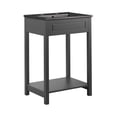 thumbnail image 1 of Modway Altura 24" MDF Ceramic and Particleboard Bathroom Vanity in Gray/Black, 1 of 8