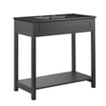 thumbnail image 1 of Modway Altura 36" MDF Ceramic and Particleboard Bathroom Vanity in Gray/Black, 1 of 6