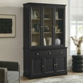thumbnail image 1 of Modway Amara 79 Inch Large Storage Display Cabinet in Black Oak, 1 of 10