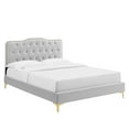 thumbnail image 1 of Modway Amber King Platform Bed in Light Gray, 1 of 10