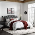 thumbnail image 1 of Modway Amelia Full Faux Leather Bed in Gray, 1 of 6
