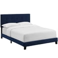 thumbnail image 1 of Modway Amira Full Performance Velvet Bed in Midnight Blue, 1 of 7