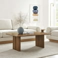 thumbnail image 1 of Modway Amistad Modern Wood Coffee Table with Adjustable Foot Pads in Walnut, 1 of 9