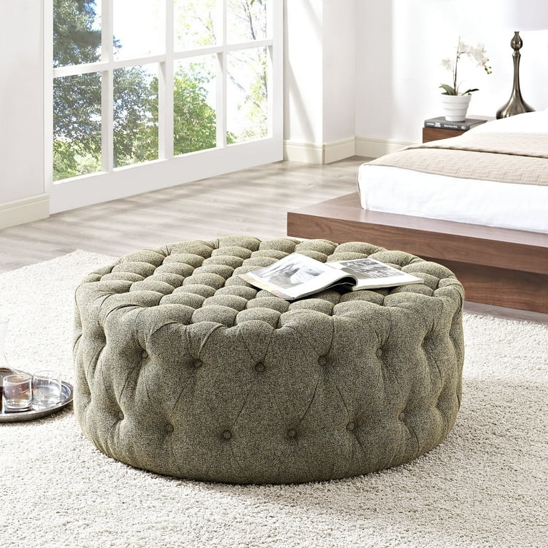 Modway amour deals round upholstered ottoman