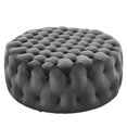 thumbnail image 1 of Modway Amour Tufted Button Large Round Performance Velvet Ottoman, 1 of 6