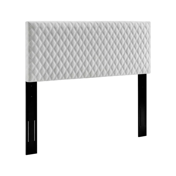 Modway Angela King Performance Velvet Headboard, White
