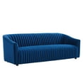 thumbnail image 1 of Modway Announce Channel Tufted Performance Velvet Sofa in Navy, 1 of 3