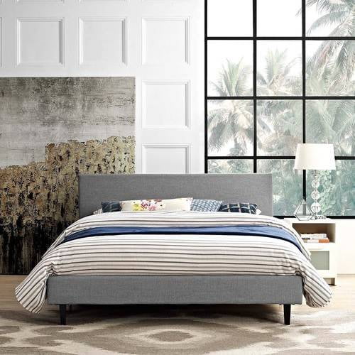 Modway Anya Full Upholstered Platform Bed, Multiple Colors
