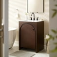 thumbnail image 1 of Modway Appia 24" Bathroom Vanity Cabinet (Sink Basin Not Included) in Walnut, 1 of 10