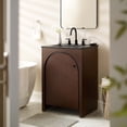 thumbnail image 1 of Modway Appia 24" Bathroom Vanity in Walnut Black, 1 of 10
