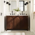 thumbnail image 1 of Modway Appia 48" Double Sink Bathroom Vanity in Walnut White, 1 of 10