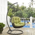 thumbnail image 1 of Modway Arbor Outdoor Patio Wood Swing Chair in Peridot, 1 of 4
