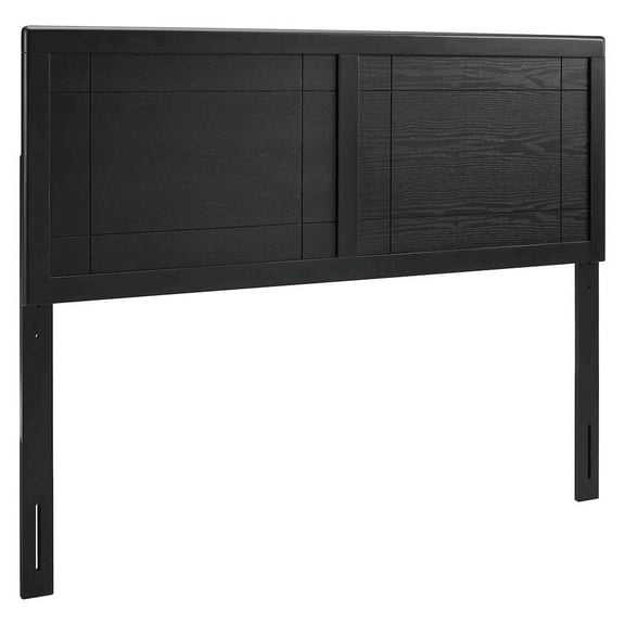Modway Archie Full Wood Headboard in Black