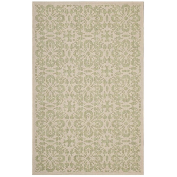 Ariana Vintage Floral Trellis 5x8 Indoor and Outdoor Area Rug-R-1142-58