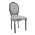 thumbnail image 1 of Modway Arise 19.5" Tufted Fabric Upholstered Dining Side Chair in Light Gray, 1 of 5