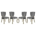 thumbnail image 1 of Array Dining Side Chair Set of 4 - Gray, 1 of 5