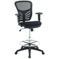 thumbnail image 1 of Modway Articulate Modern Mesh Fabric and Steel Drafting Chair in Black, 1 of 8