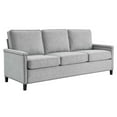 thumbnail image 1 of Modway Ashton Upholstered Fabric Sofa in Light Gray, 1 of 8
