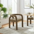 thumbnail image 1 of Modway Astrid Performance Velvet Upholstered Dining Chair in Camel, 1 of 9