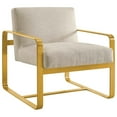 thumbnail image 1 of Astute Upholstered Fabric Armchair in Beige, 1 of 4