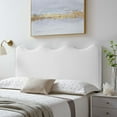 thumbnail image 1 of Modway Athena Performance Velvet King/California King Headboard in White, 1 of 10
