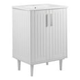 thumbnail image 1 of Modway Augusta 24" Modern Style Wood Bathroom Vanity in White, 1 of 4