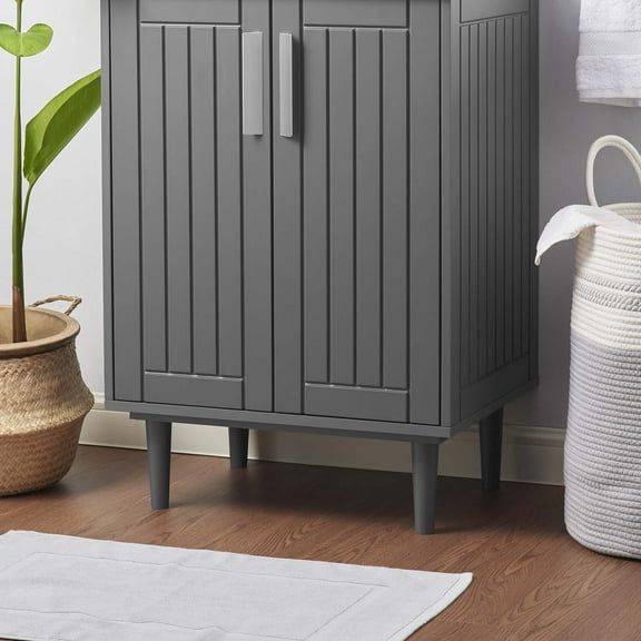 Modway Augusta Modern Bathroom Vanity, MDF Wood Gray, 24" W, 44 lb