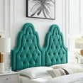 thumbnail image 1 of Modway Augustine Performance Velvet King/California King Headboard in Teal, 1 of 10