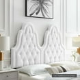 thumbnail image 1 of Modway Augustine Tufted Performance Velvet Twin Headboard in White, 1 of 8