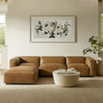thumbnail image 1 of Modway Auren 4-Piece Vegan Leather Upholstered Sofa Set in Camel, 1 of 9