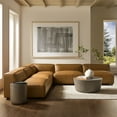 thumbnail image 1 of Modway Auren 5-Piece Leather Upholstered Sofa in Camel, 1 of 7