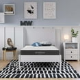 thumbnail image 1 of Modway Aveline 6" Modern Style Memory Foam Twin Mattress in White, 1 of 11